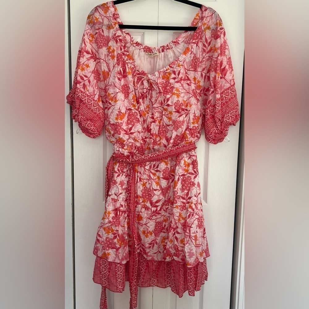 Women's Celina Moon Pink Floral Rush Dress